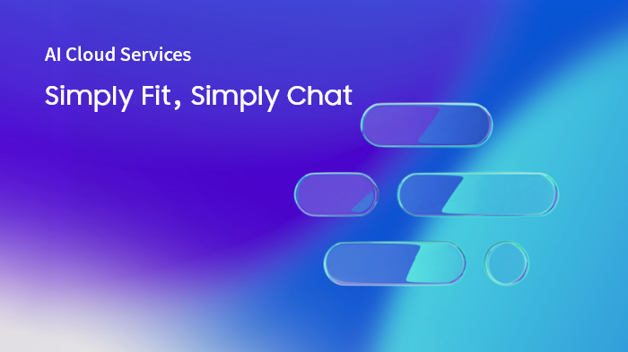 Generative AI-based cloud services. Simply Fit, simply chat