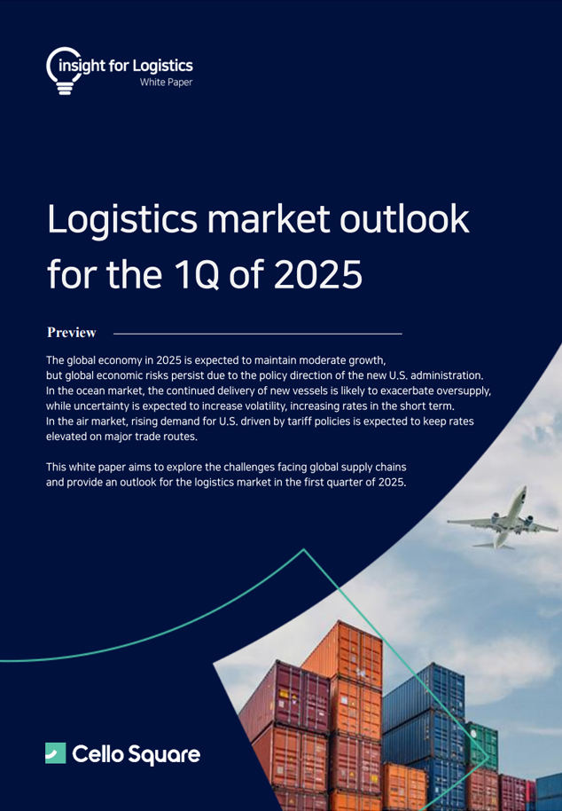 [2025 i4L White Paper] Logistics market outlook for the 1Q of 2025 --cover image