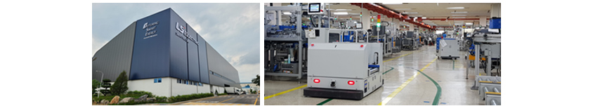 The Panoramic View of LS Electric's Cheongju Smart Factory, LS Electric's