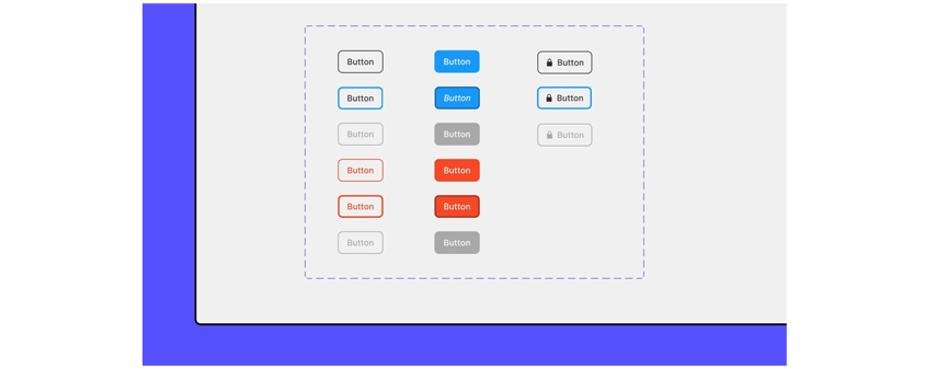 Example of using Figma's library