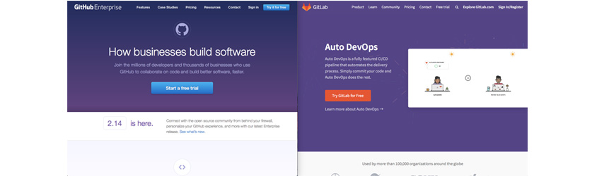 GitHub Enterprise and Gitlab