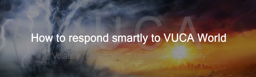 VUCA World article top banner - How to respond smartly to VUCA World