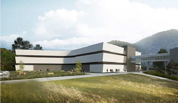 Chuncheon Data Center Perspective Drawing