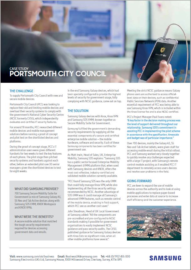 British City Council Brings a New Approach to Mobile Security & Data Compliance