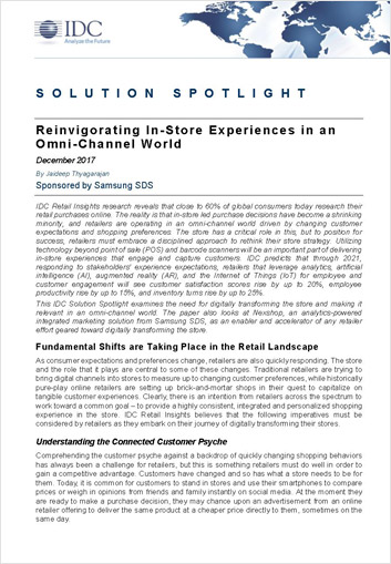 IDC-whitepaper-Reinvigorate in-store experiences in an Omni-channel world-SamsungNexshop