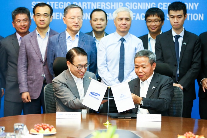 Strategic Agreement For Smart Factory Project Between Samsung SDS And Vietnam CMC