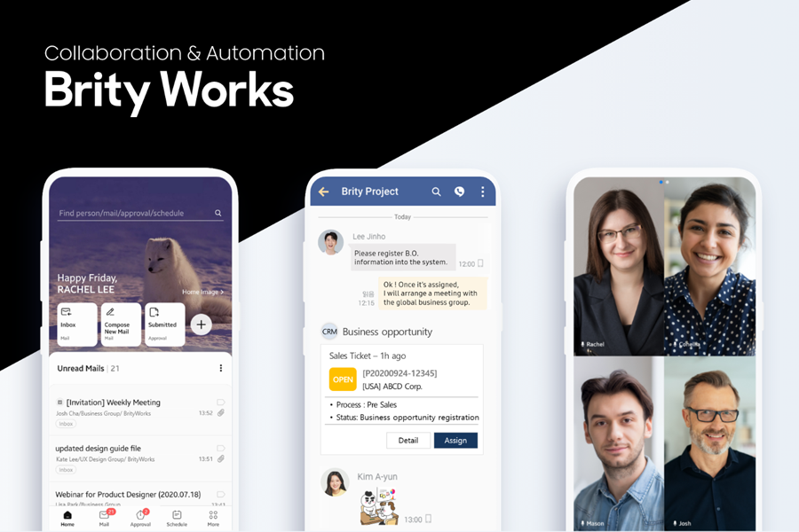 Brity Works, a cloud-based solution for enterprise collaboration and intelligent automation