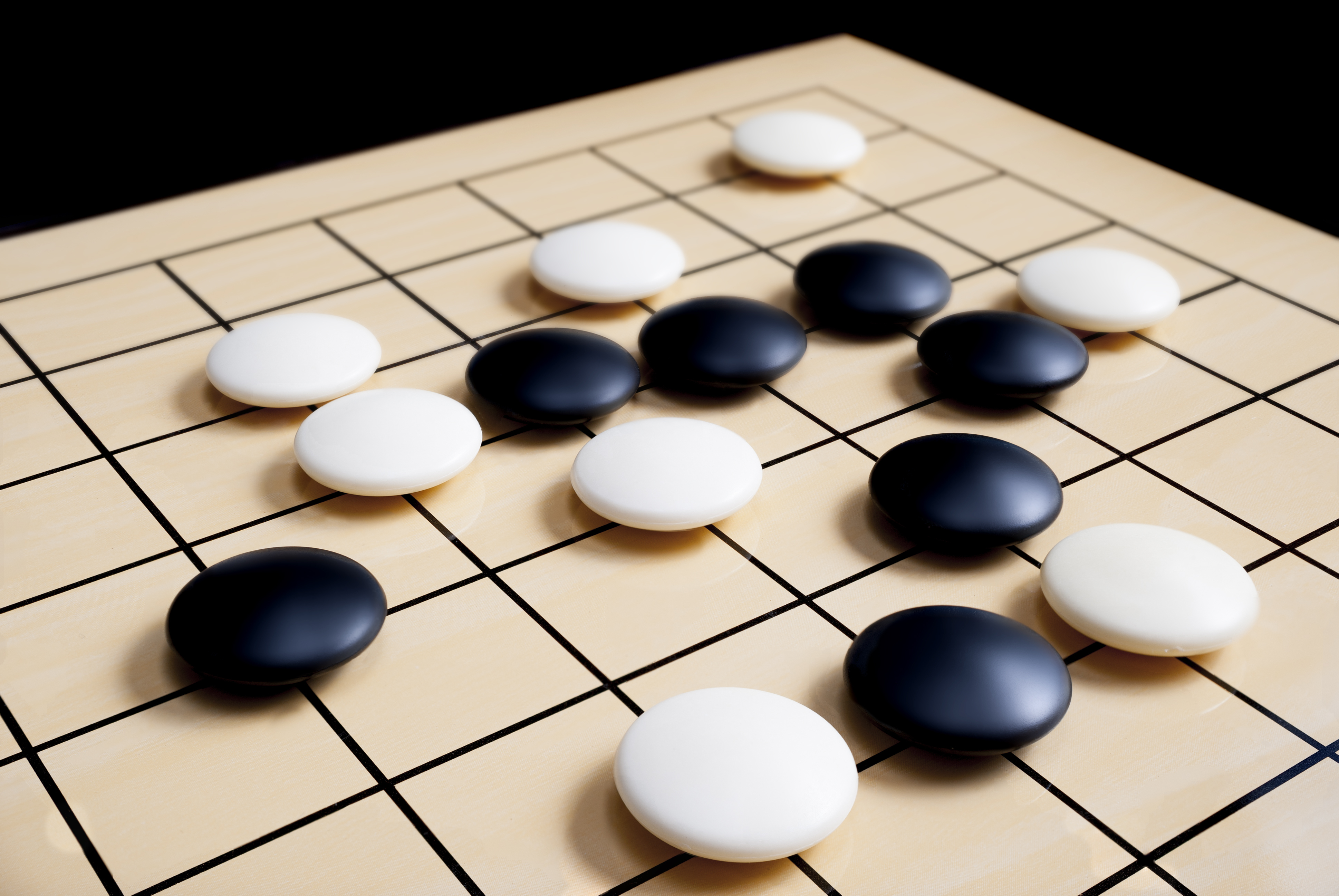 stones on Go board