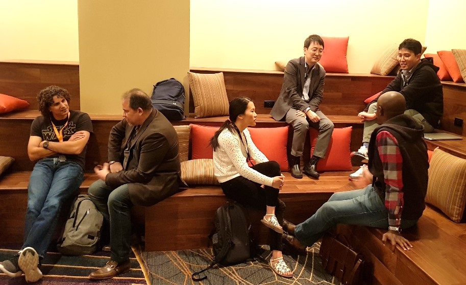 Participants with various backgrounds sharing their opinions during the Q&A session