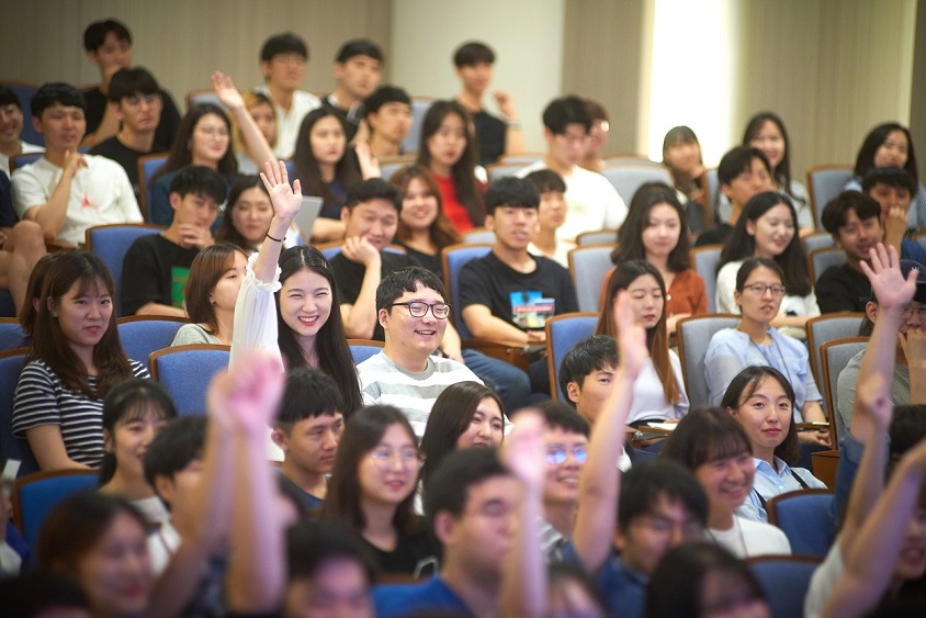 삼성SDS 대학생 멘토링에 참석한 학생들