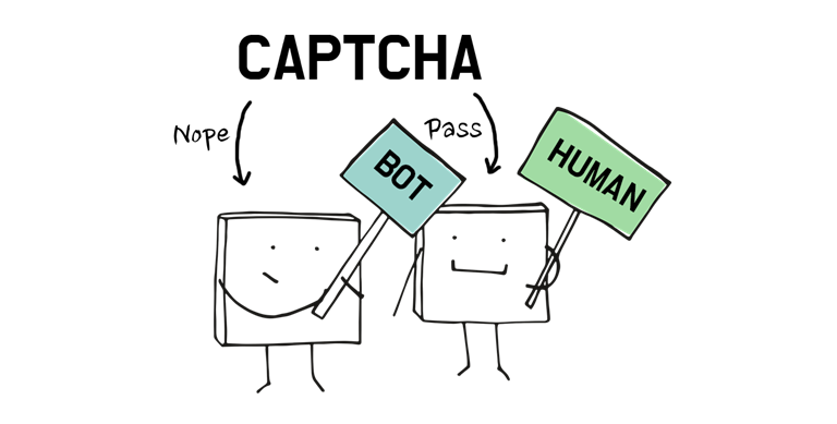CAPTCHA(캡챠)는 사람과 로봇을 구별하기 위해 만들어진 인증 수단입니다