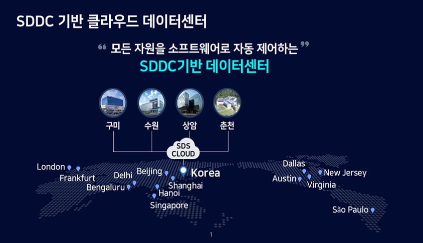 삼성SDS 글로벌 클라우드 데이터센터