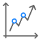 매출 그래프 Icon