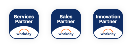 Service Partner workday, Sales Partner workday, Innovation Partner workday
