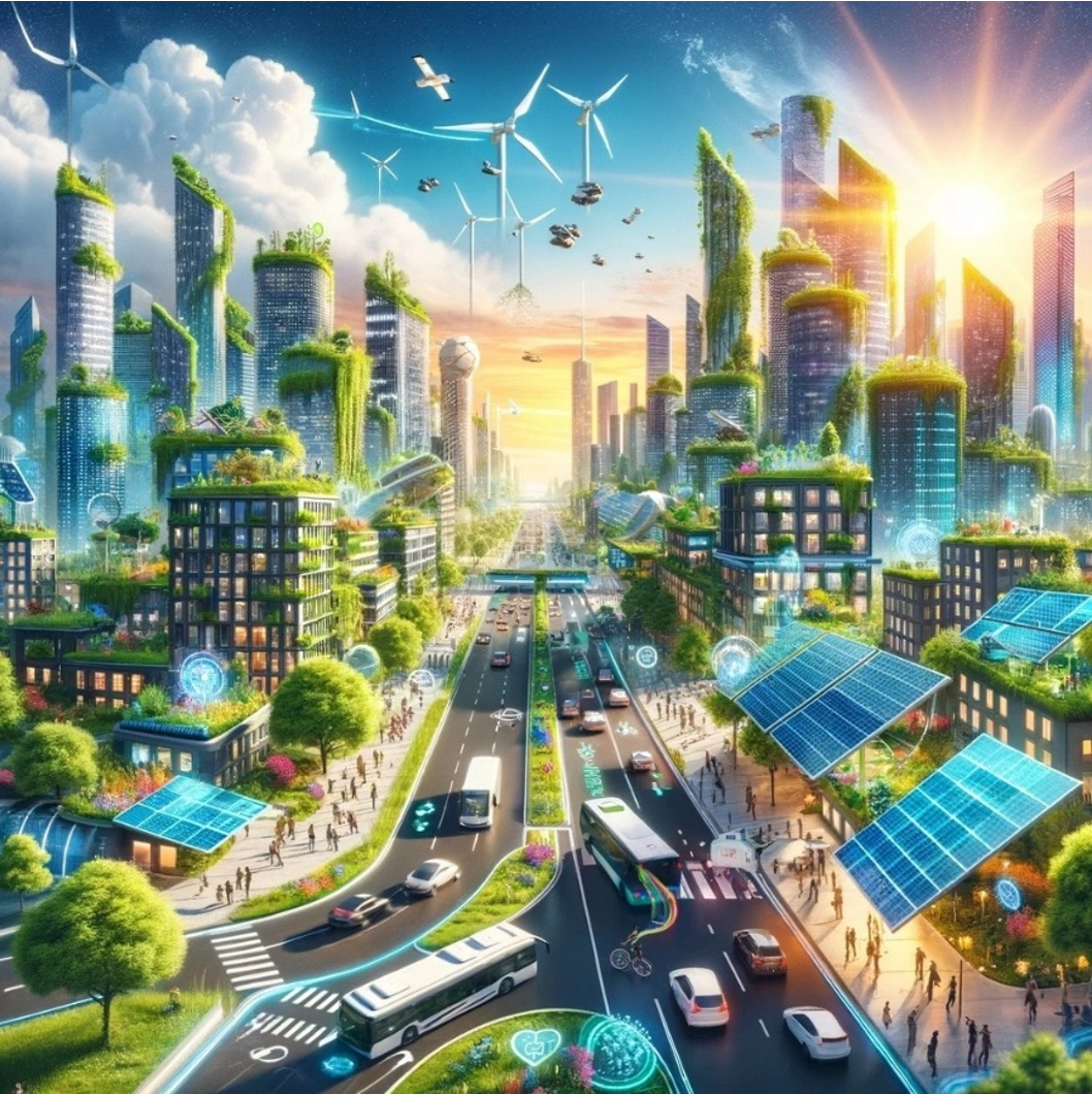 미래 도시 이미지
