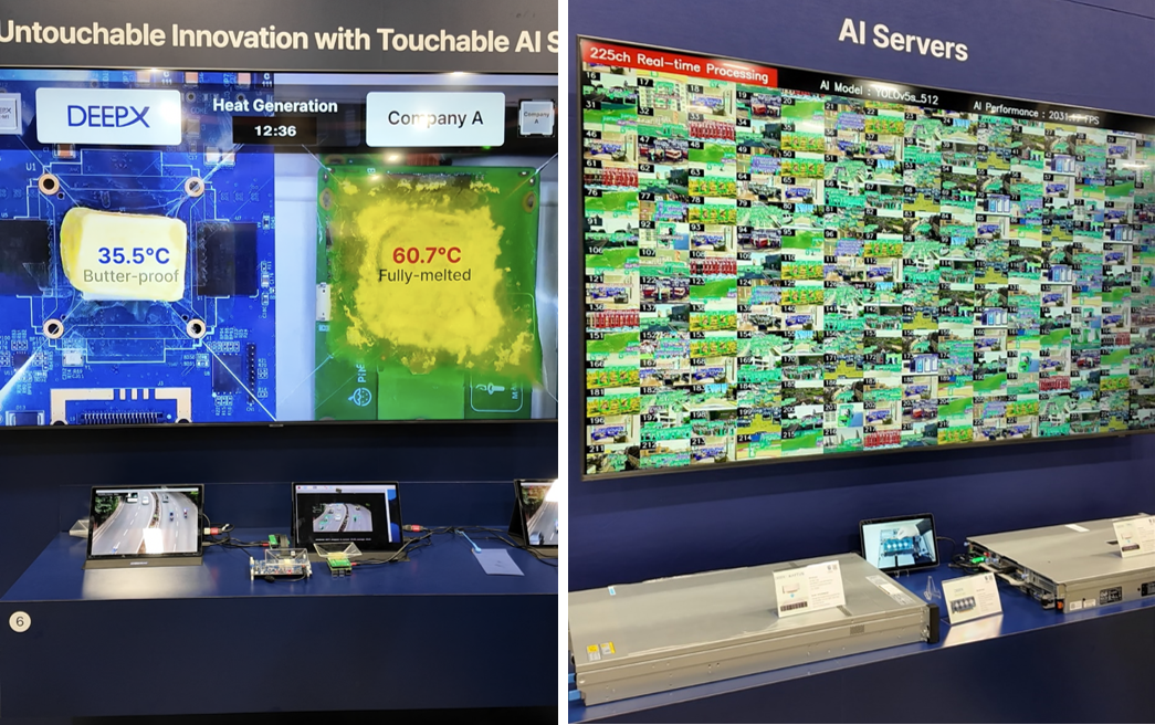 Image: DEEPX’s AI Semiconductors and AI Servers