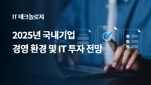 2025년 국내기업 경영 환경 및 IT 투자 전망 썸네일 이미지