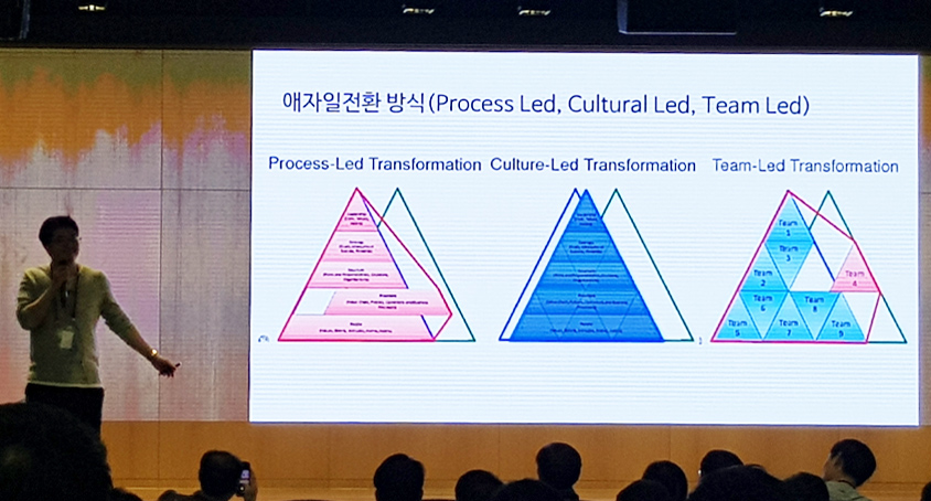 애자일 전환 대상과 방식