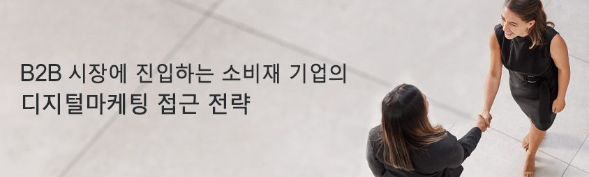 B2B 시장에 진입하는 소비재 기업의 디지털마케팅 접근 전략