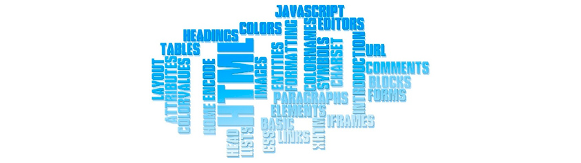 html, tables, heading, javascript등 여러가지 아이티기술 글자가 잔뜩 나열되어있는 이미지