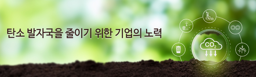 탄소 발자국을 줄이기 위한 기업의 노력
