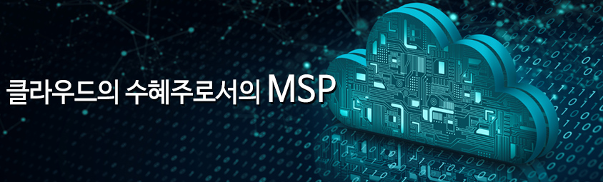 클라우드의 수혜주로서의 MSP