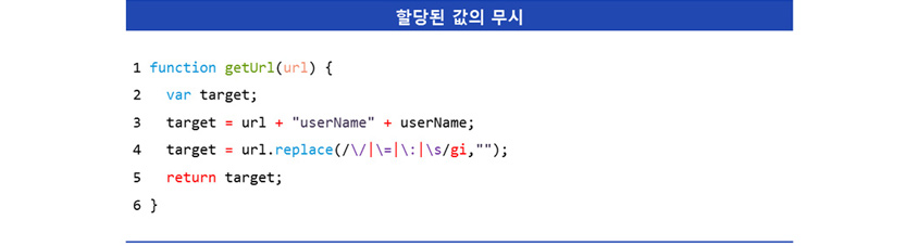 미사용 변수의 예