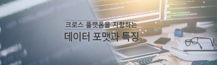 크로스플랫폼을 지향하는 데이터 포맷과 특징