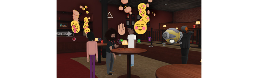 알트스페이스 VR, Reggie Watts 쇼의 한 장면