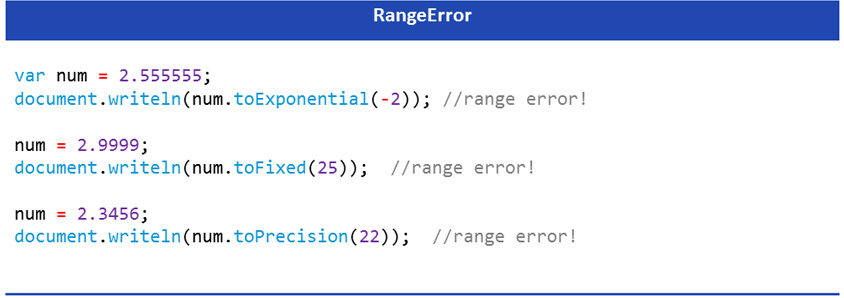 RangeError 예시 (Rollbar)