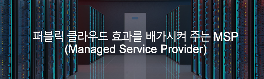 퍼블릭 클라우드 효과를 배가시켜 주는 MSP(Managed Service Provider)