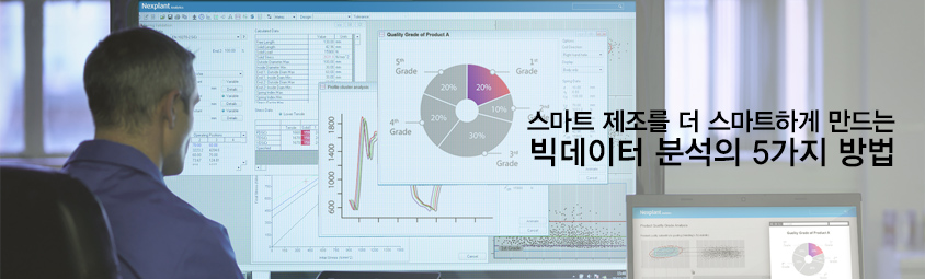 스마트 제조를 더 스마트하게 만드는
빅데이터 분석의 5가지 방법