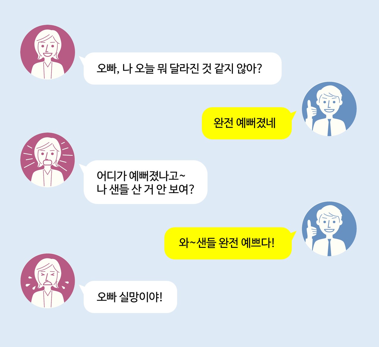남녀 대화