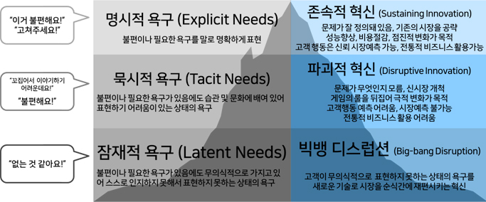 잠재적 욕구와 빅뱅 디스럽션