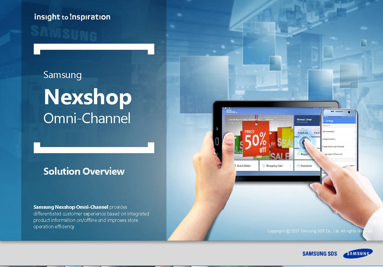 [Nexshop Omni-Channel][PRESENTATION] Solução de suporte de vendas baseada em dispositivos móveis