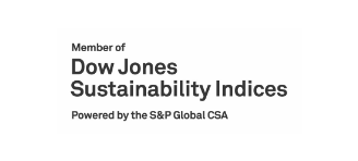 Member of Dow Jones Sustainability Indices Powered by the S&P Global CSA