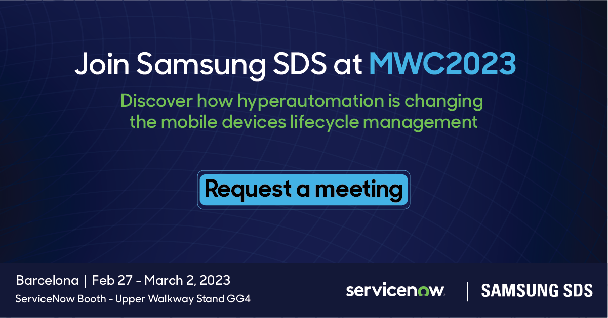 Samsung SDS at MWC 2023 Samsung SDS USA
