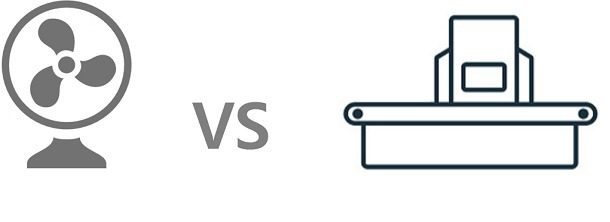 fan vs x-ray scanner