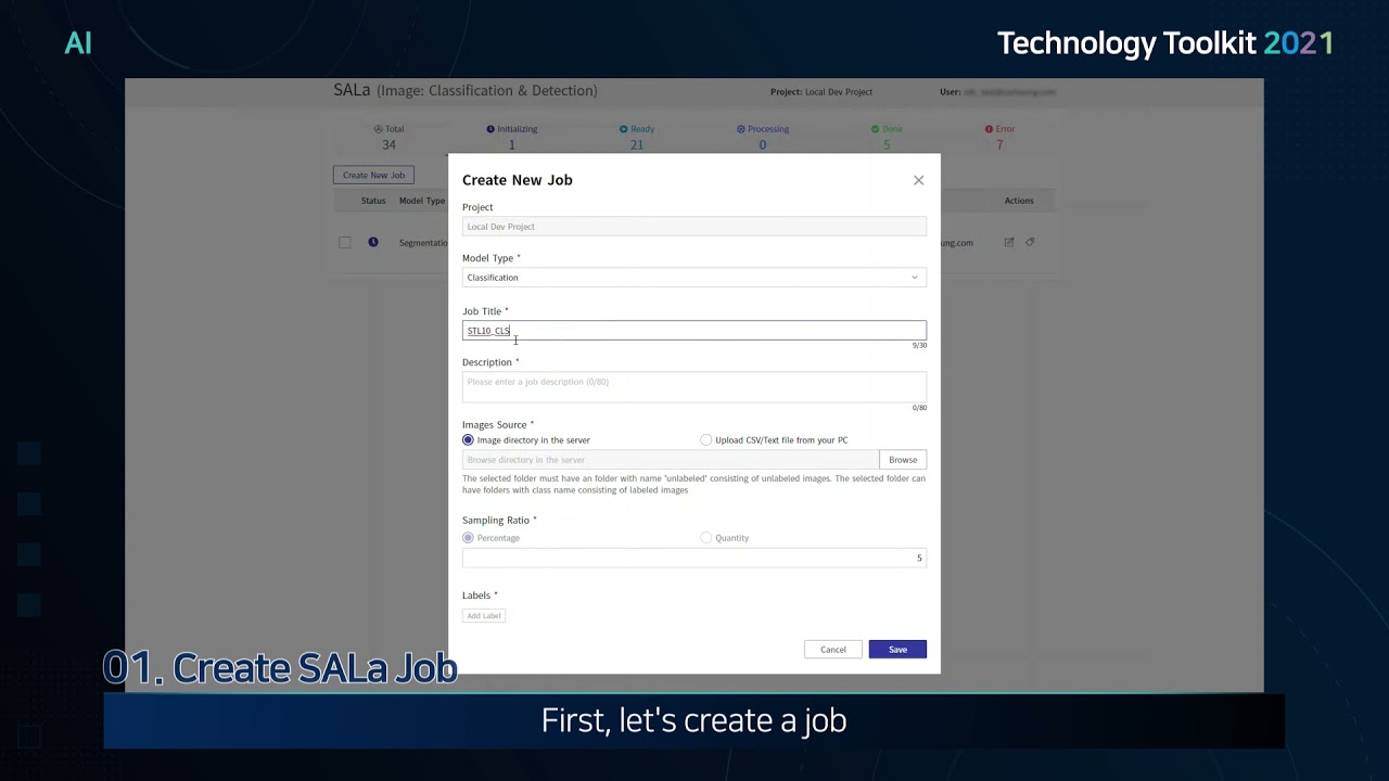 Auto labelling video screenshot image